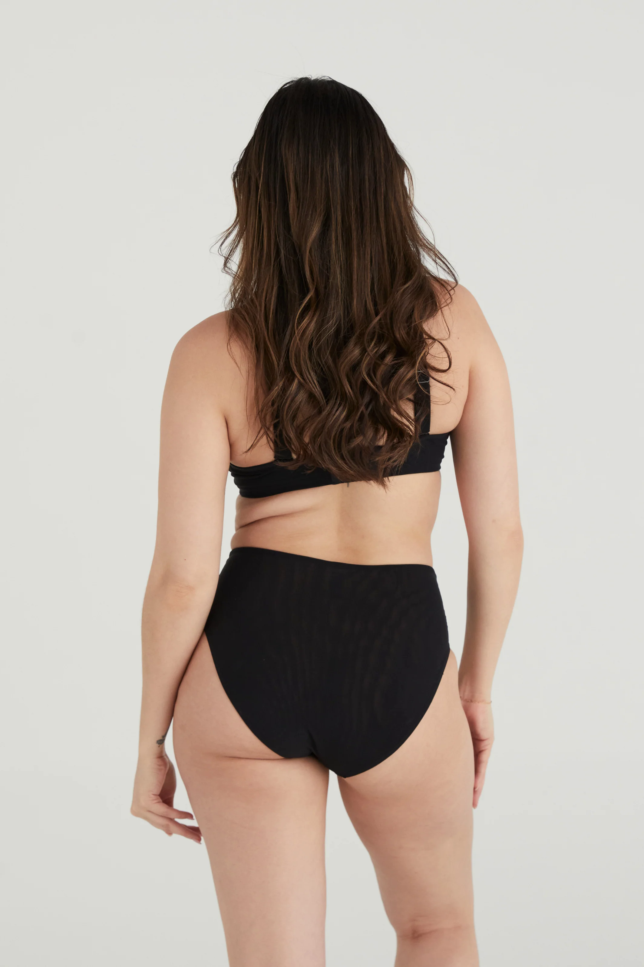 BUSTY BASICS KNICKERS - FULL BRIEF - BLACK